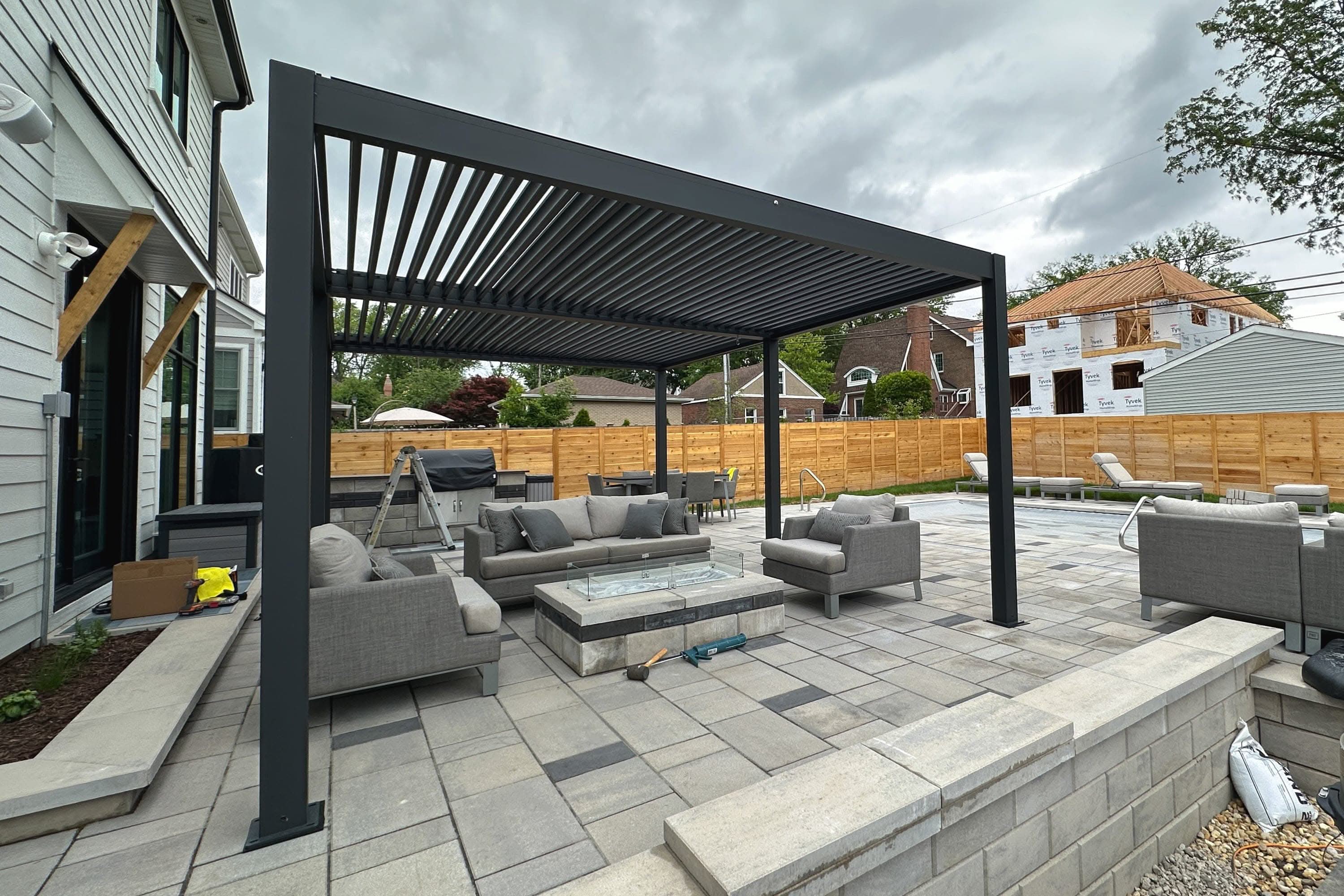 Hansø Aluminum Pergola Kit (B) - Image 19
