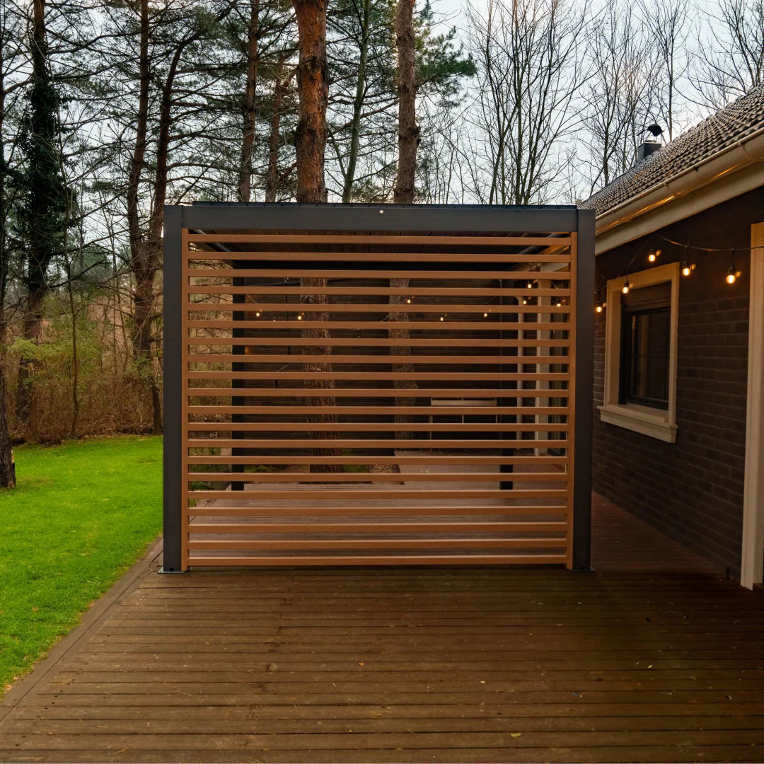 Aluminum Slats with Wood Grain Finish - Image 5