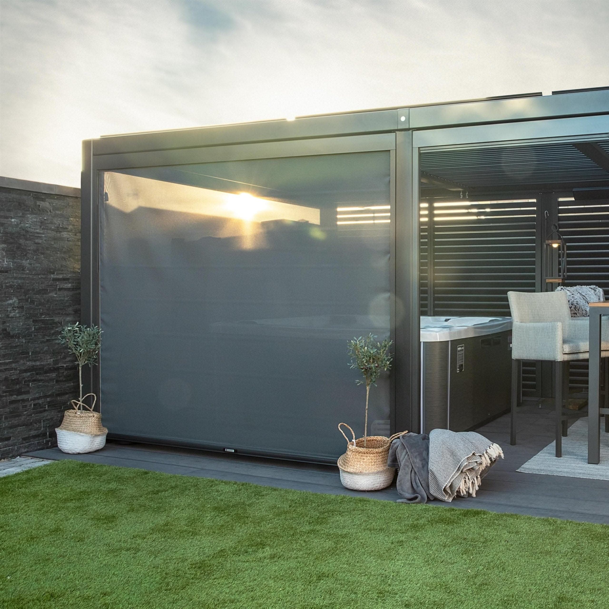 Retractable Pergola Sun Shades for Electric Roof Pergola - Image 3