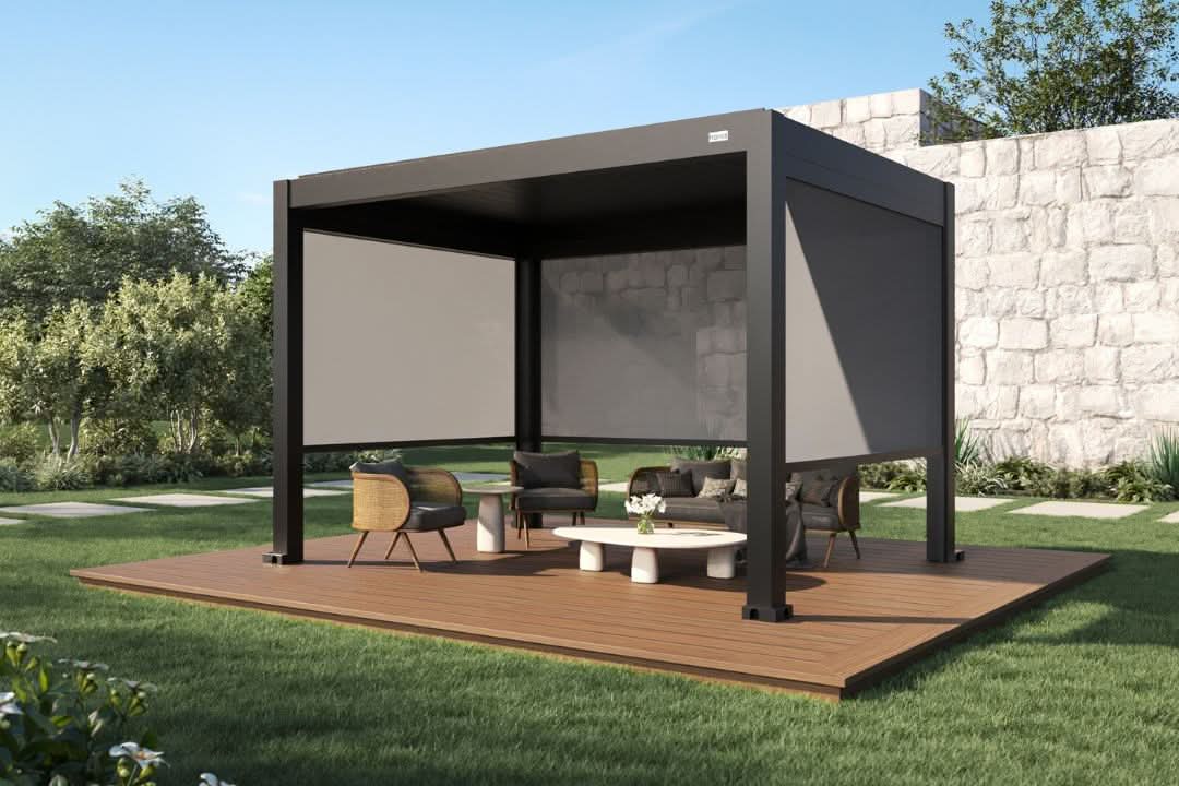 Hansø MASTER+ Pergola Motorized Sun Shades - Image 6