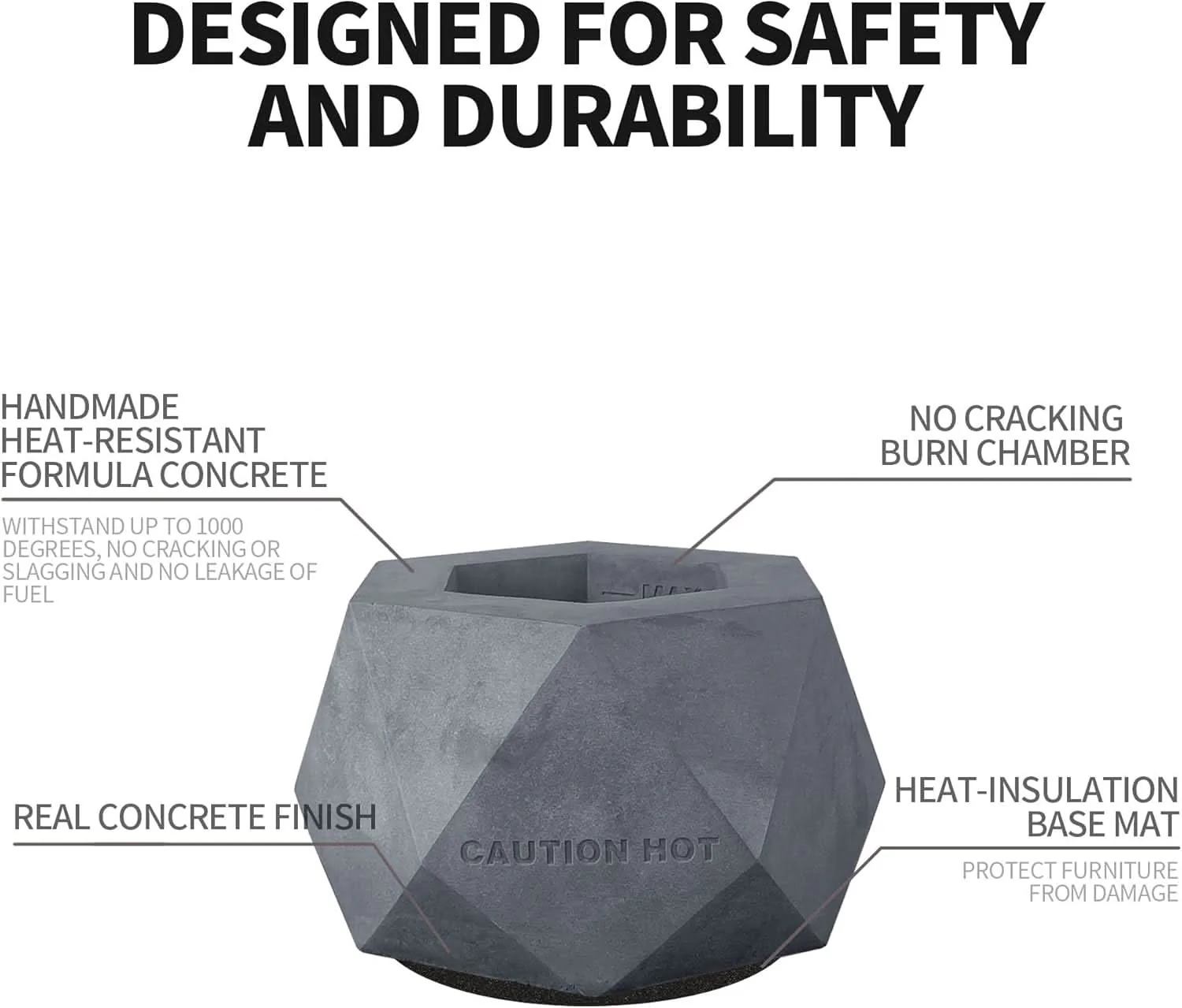 Hansø Tabletop Fire Pit - Image 4